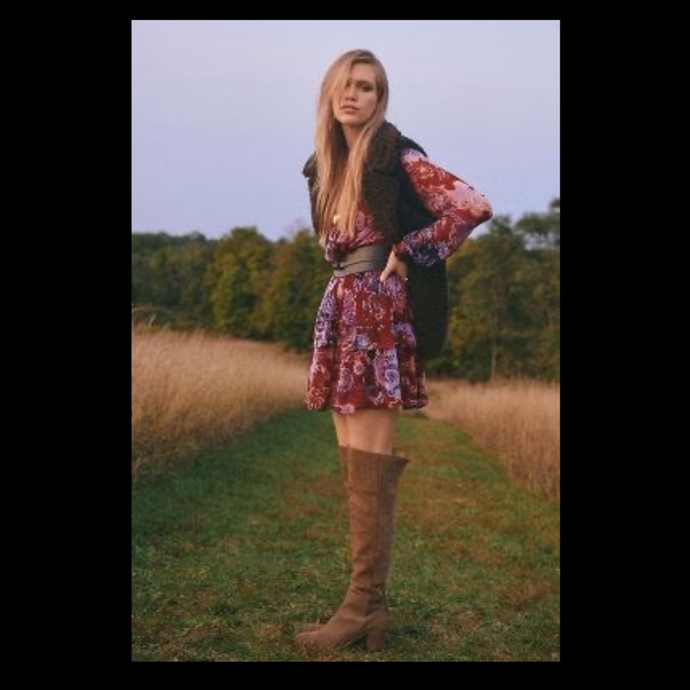 Anthropologie shift dress with cami
